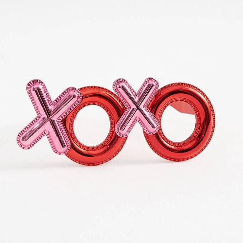 Kırmızı%20Renk%20Xoxo%20Yazılı%20Parti%20Gözlüğü