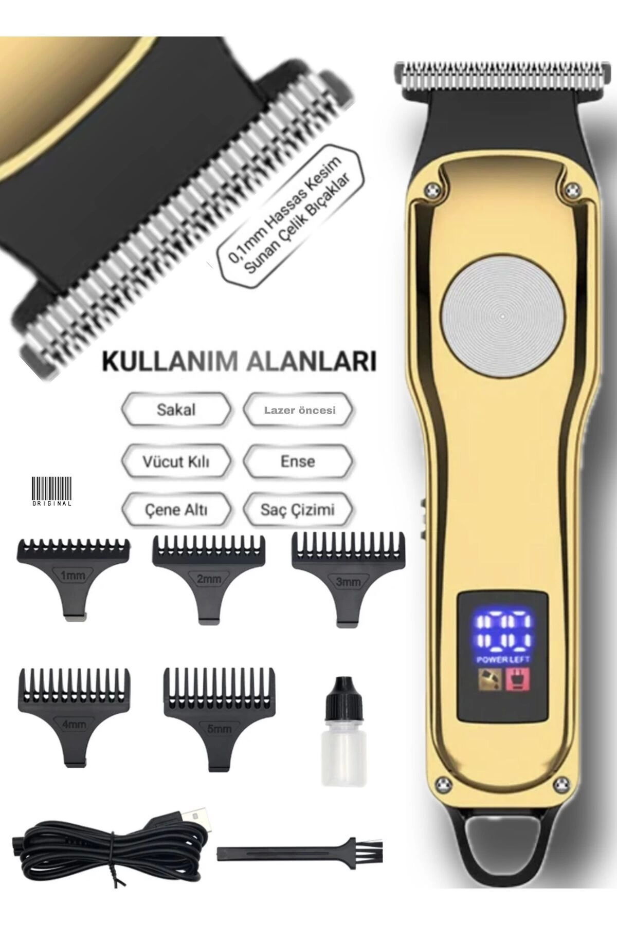 Volemi%2000086%20Profesyonel%20Sakal%20Ense%20Çizim%20Epilasyon%20Öncesi%20Dijital%20Göstergeli%20Tıraş%20Makinesi