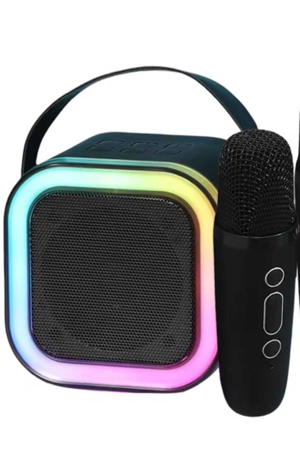Karaoke%20Kablosuz%20Hoparlör%20Mikrofonlu%20Rgb%20Işıklı%20Bluetooth%20Speaker%20Tf%20Kart/usb%20Siyah