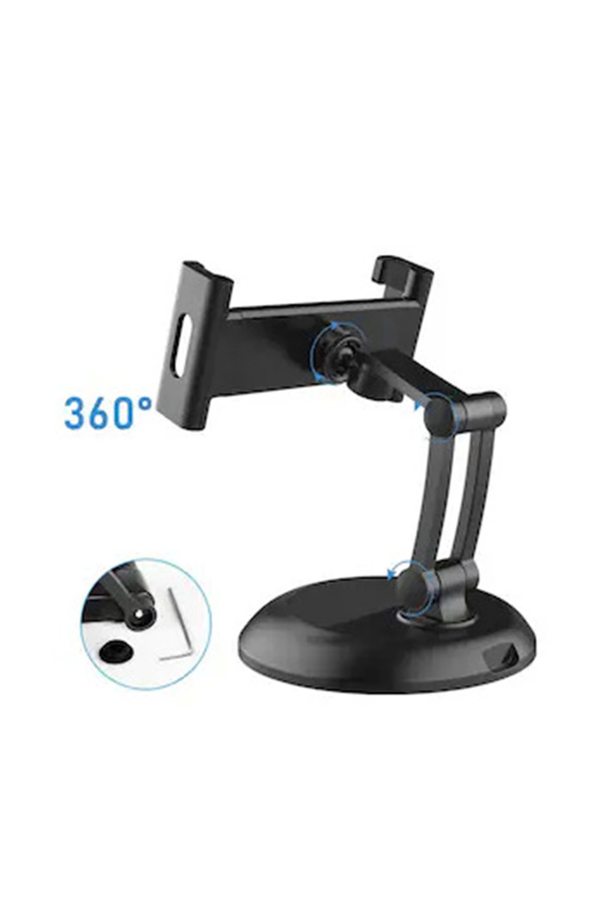 Masa%20Üstü%20360%20Derece%20Ayarlanabilir%20Tablet%20Tutucu%20Telefon%20Standı%206.3’’-%2011%20İnç’’%20Masaüstü%20Tablet