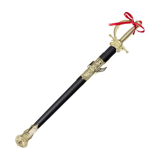 Altın Renk Kabzalı Oyuncak Şövalye Kılıcı – 68 cm