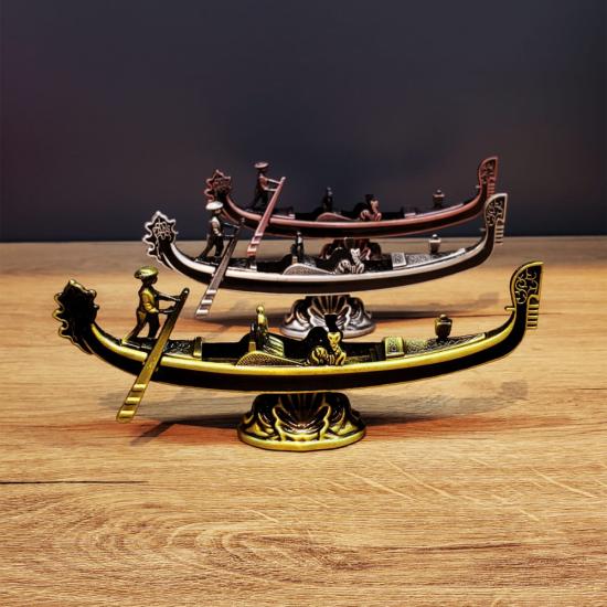 Metal Dekoratif Venedik Kayık