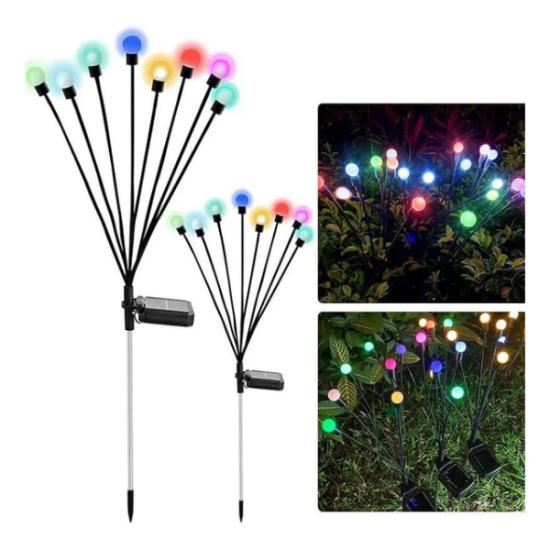 8 Ledli Solar Ateş Böceği Çiçek Lamba