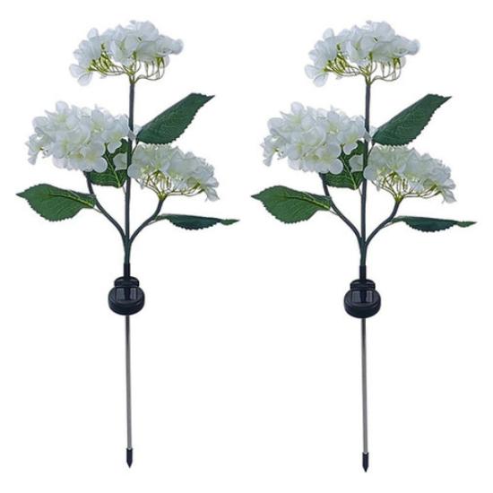 Güneş Enerjili Kazıklı Çiçek LED Lamba