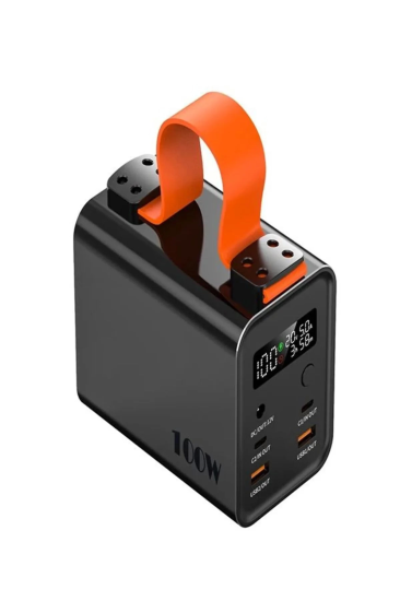 Mini Taşınabilir El Fener Pd100w Destekli 30.000 Mah Powerbank Hızlı Şarj Destekli