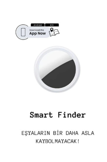 Smart Finder Airtag Akıllı Takip Cihazı - Android Ve İos Uyumlu (anahtarlık Hediye)